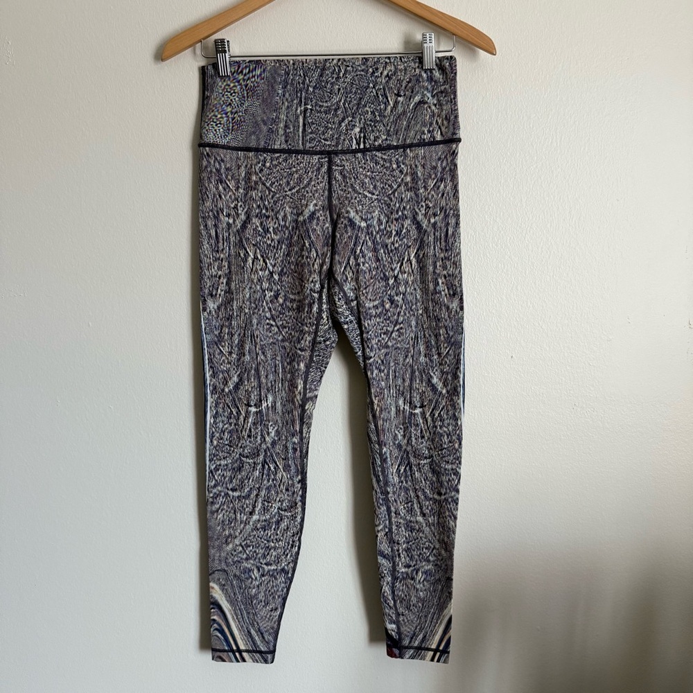 Lululemon Wunder Under Hi Rise Tight Polychromatic Wunder Under Pant Black 10 - Picture 3 of 8
